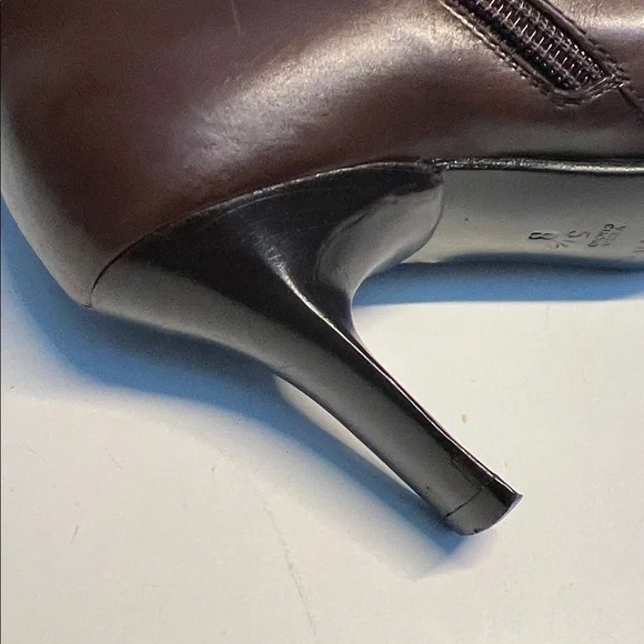 Casadei Brown Leather Knee- High Boots Women's Size:US  5.5 B - Picture 6 of 16